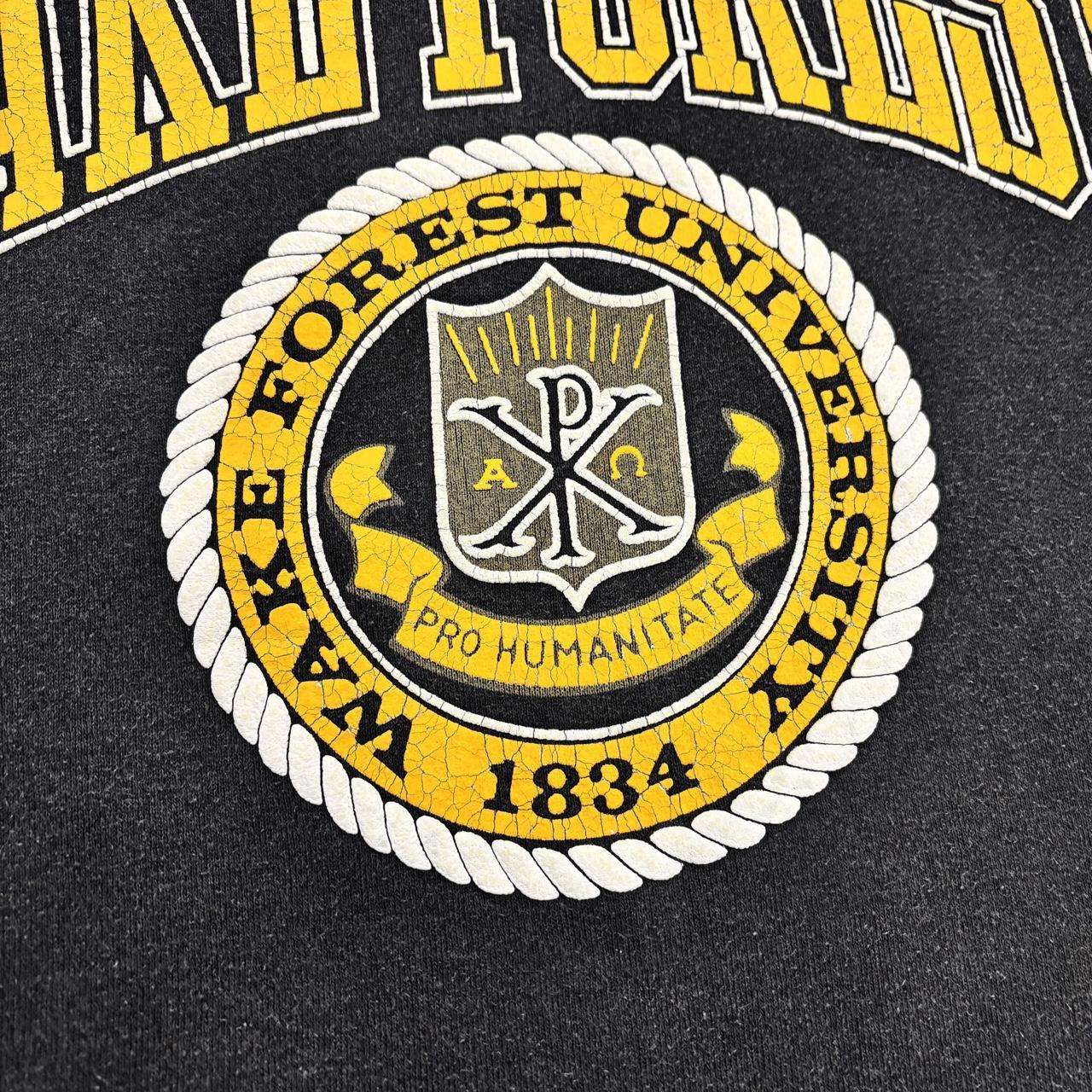 Vintage 90s USA Wake Forest university varsity North Carolina graphic sweatshirt