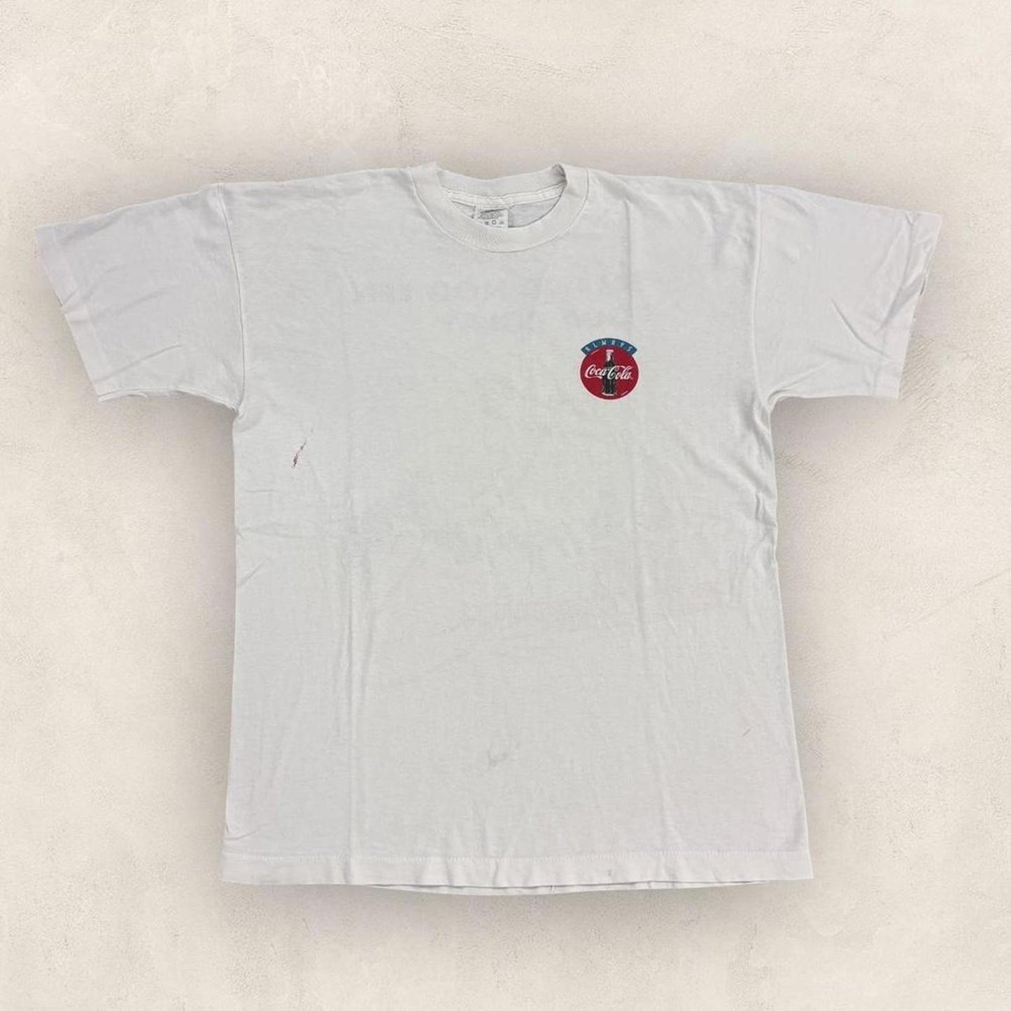Vintage 90s Coca Cola Coke soda soft drink Dutch promotional t-shirt