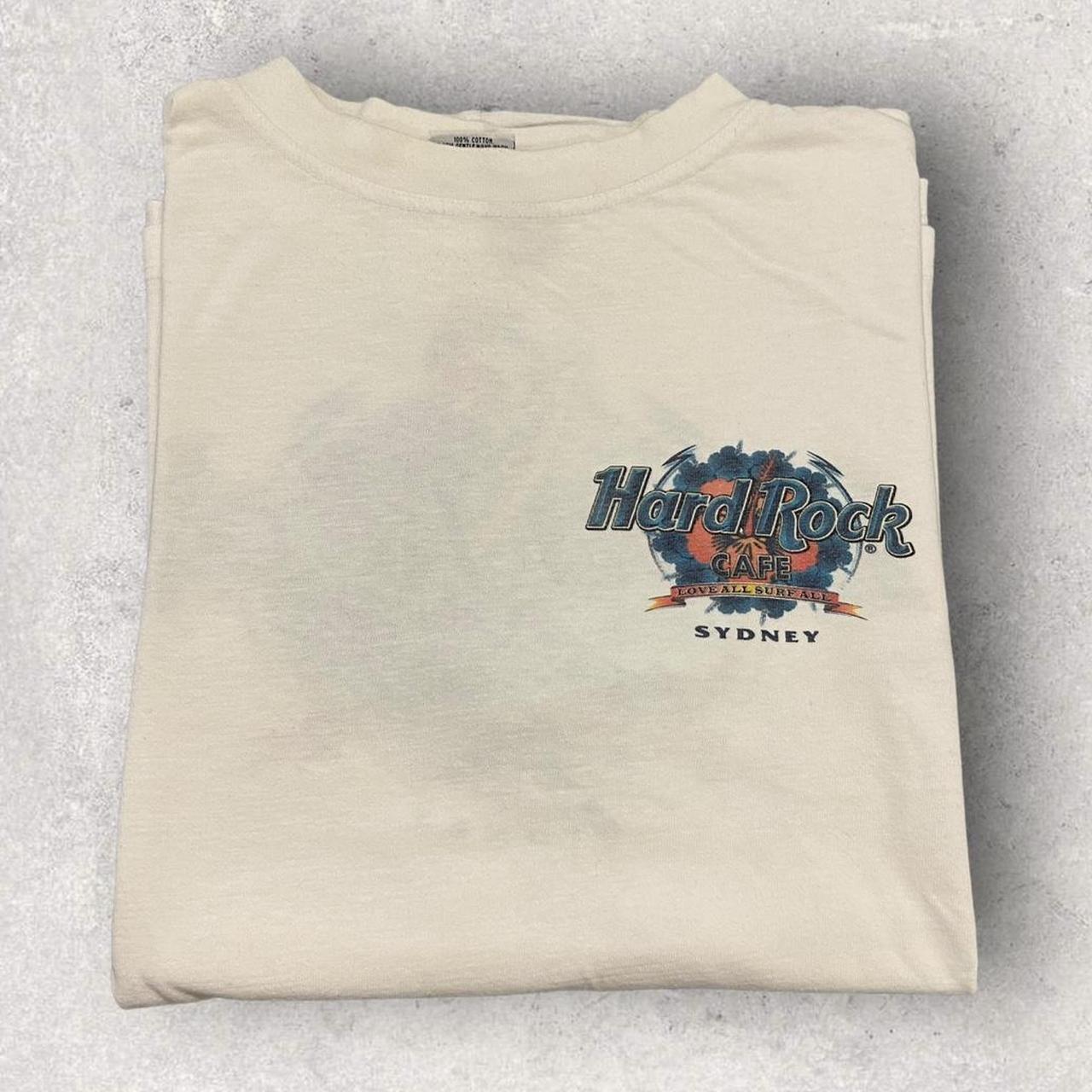 Vintage 90s USA Hard Rock Cafe Sydney Australia Surfing graphic t-shirt