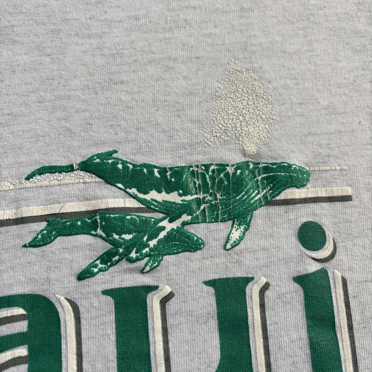 Vintage 90s USA Maui Hawaii humpback whales souvenir t-shirt