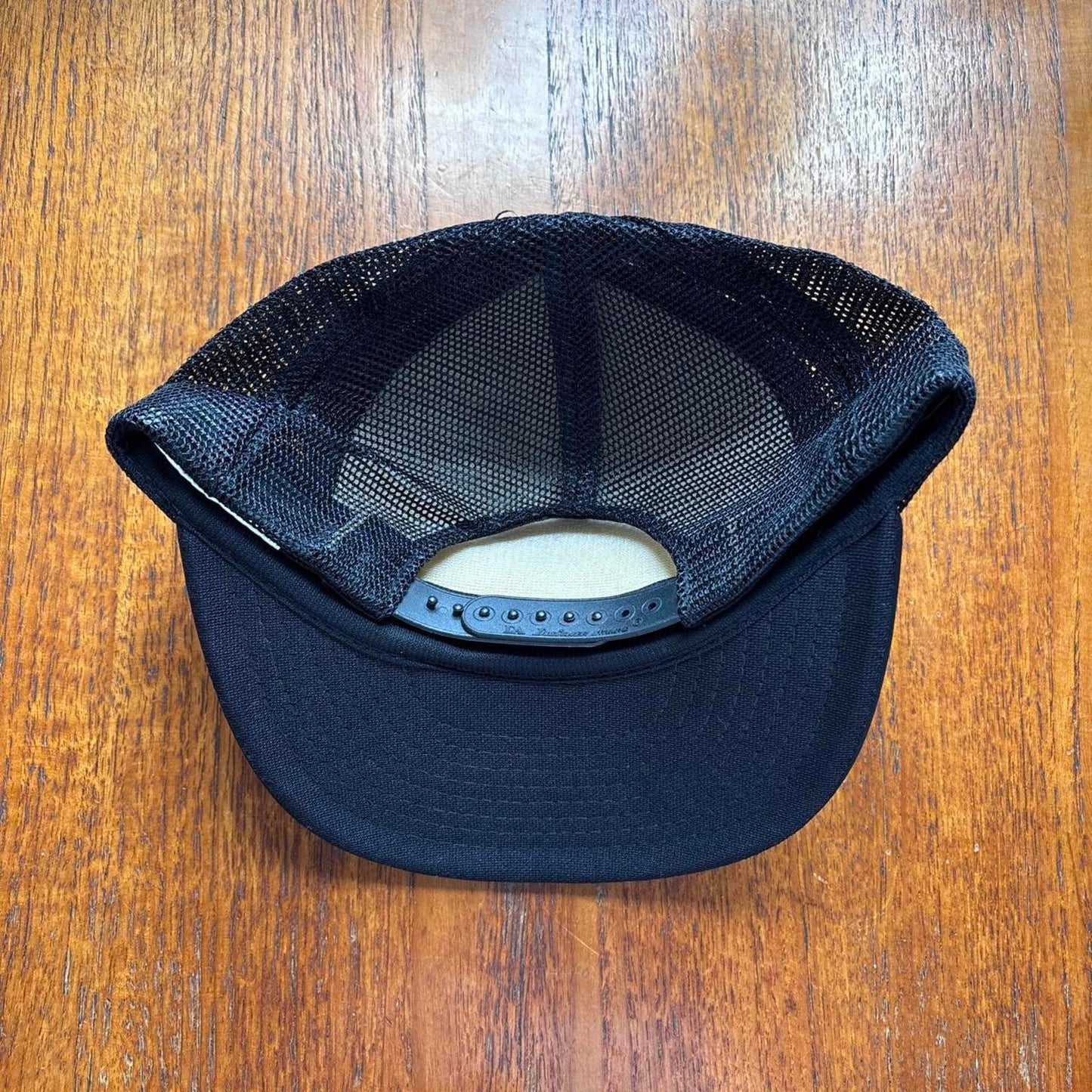 Vintage 90s USA Baxmeyer excavating construction workwear graphic trucker cap