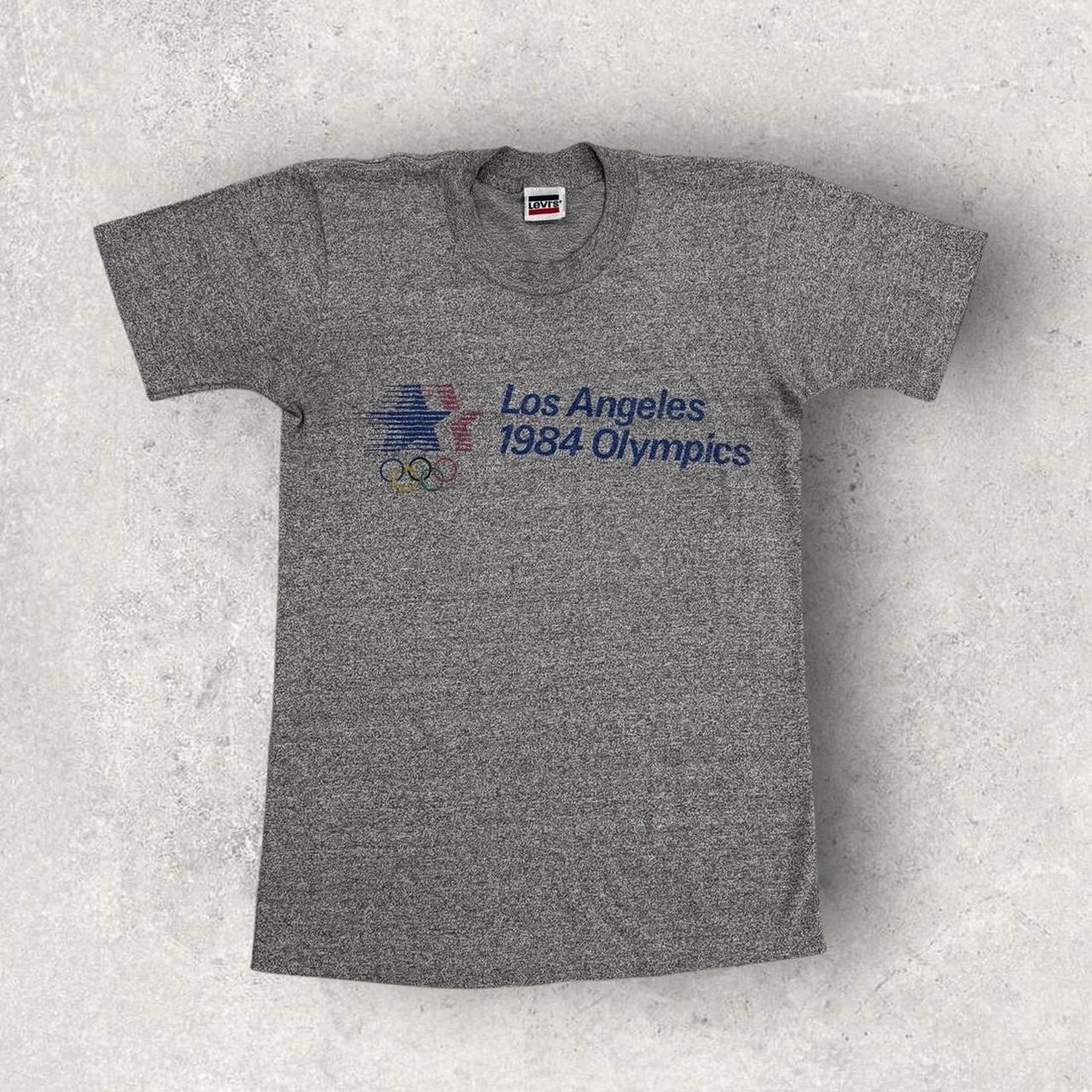 Vintage 80s USA Los Angeles Olympics summer games athletics graphic t-shirt