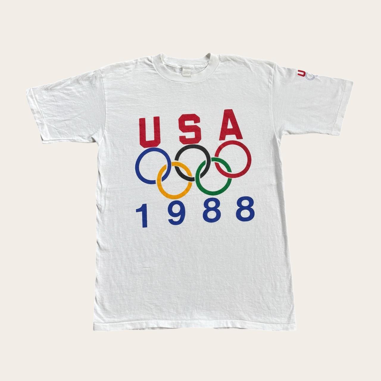 Vintage Seoul Olympics ‘88 Korea Team USA summer games athletics t-shirt