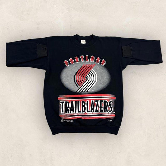 Vintage 90s USA Portland Trail Blazers NBA basketball graphic sweatshirt