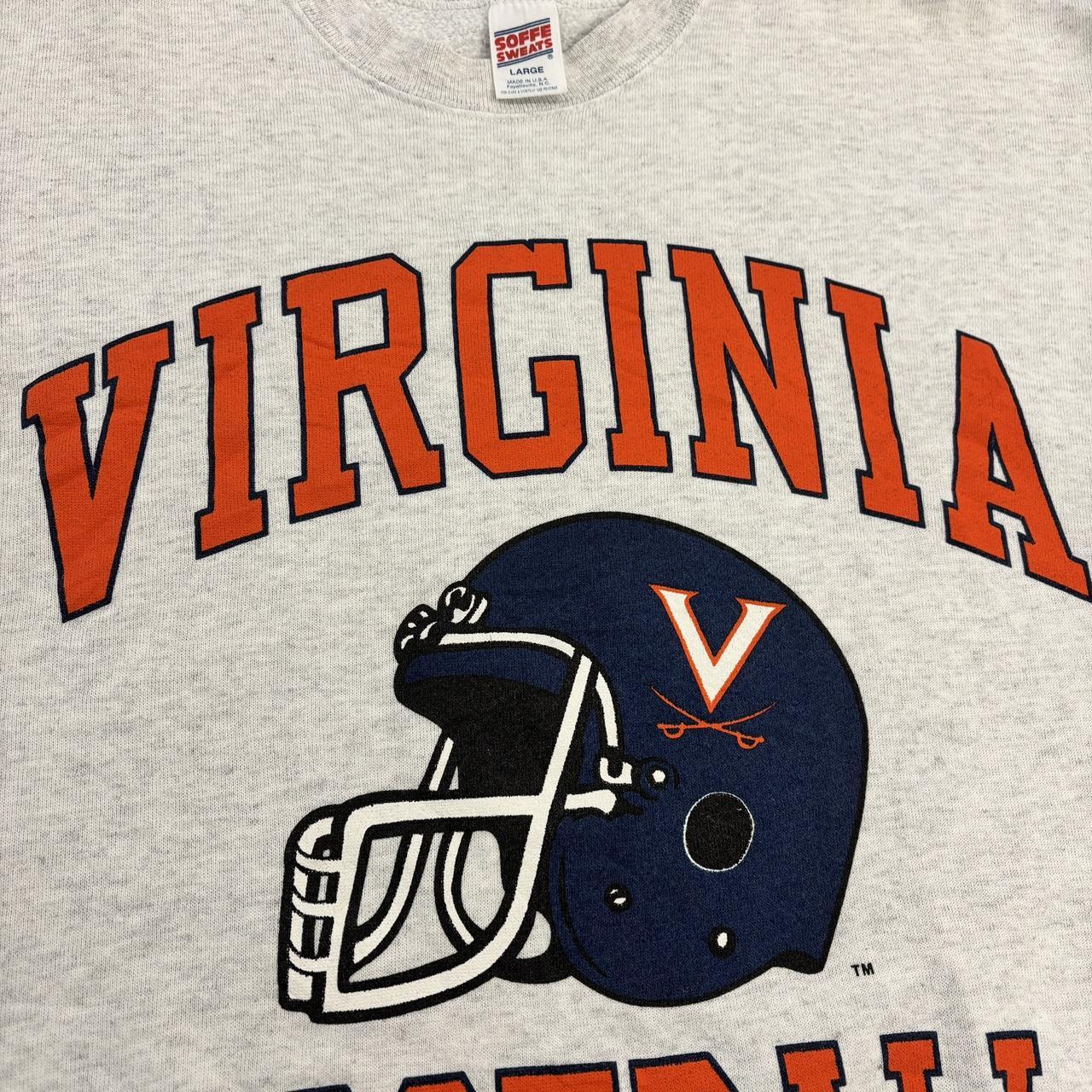 Vintage 90s USA Virginia American Football varsity university graphic sweatshirt