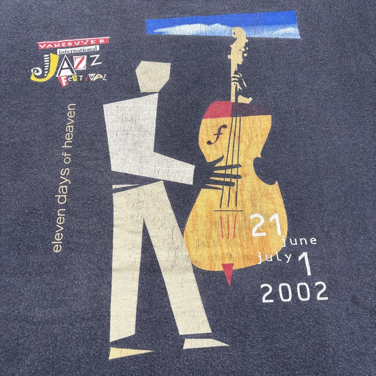 Vintage Y2K Vancouver jazz festival ‘02 Canada music t-shirt