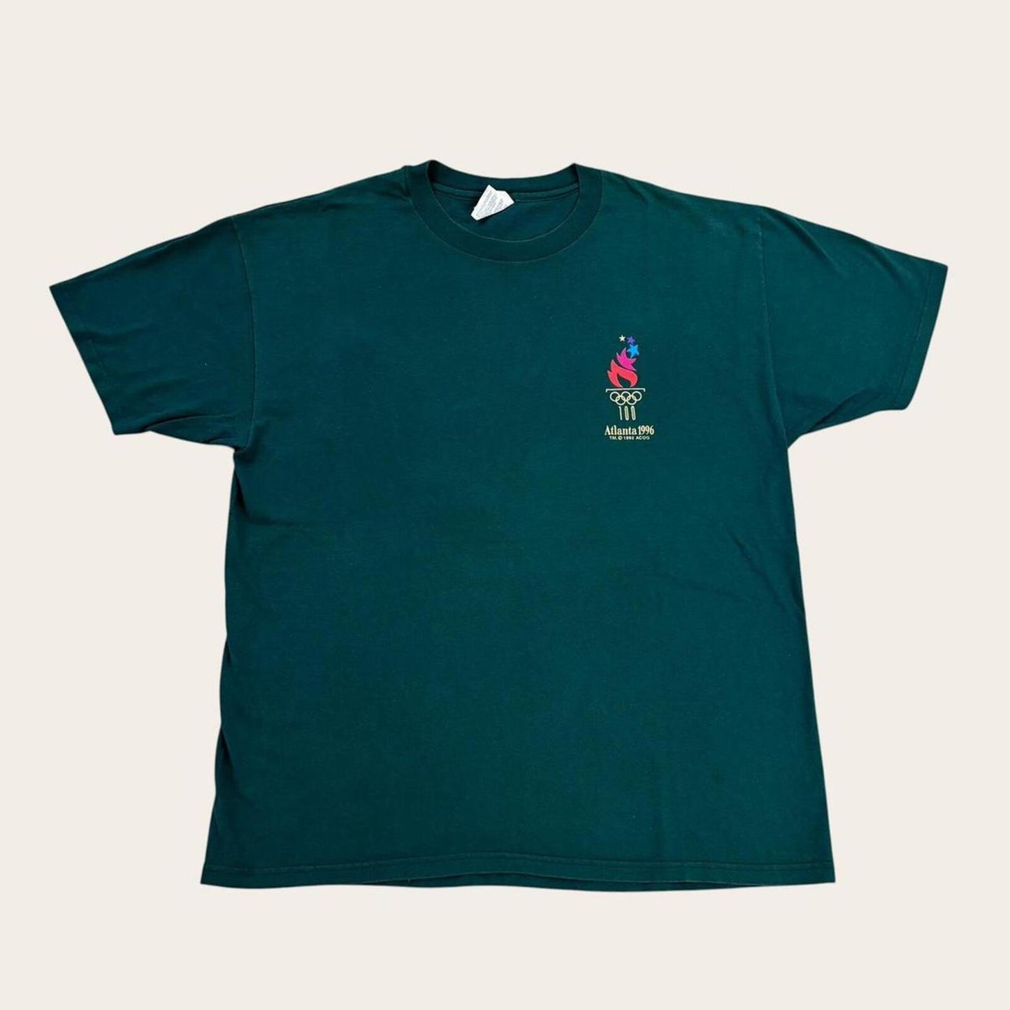 Vintage 90s USA Atlanta Olympics summer games athletics graphic t-shirt