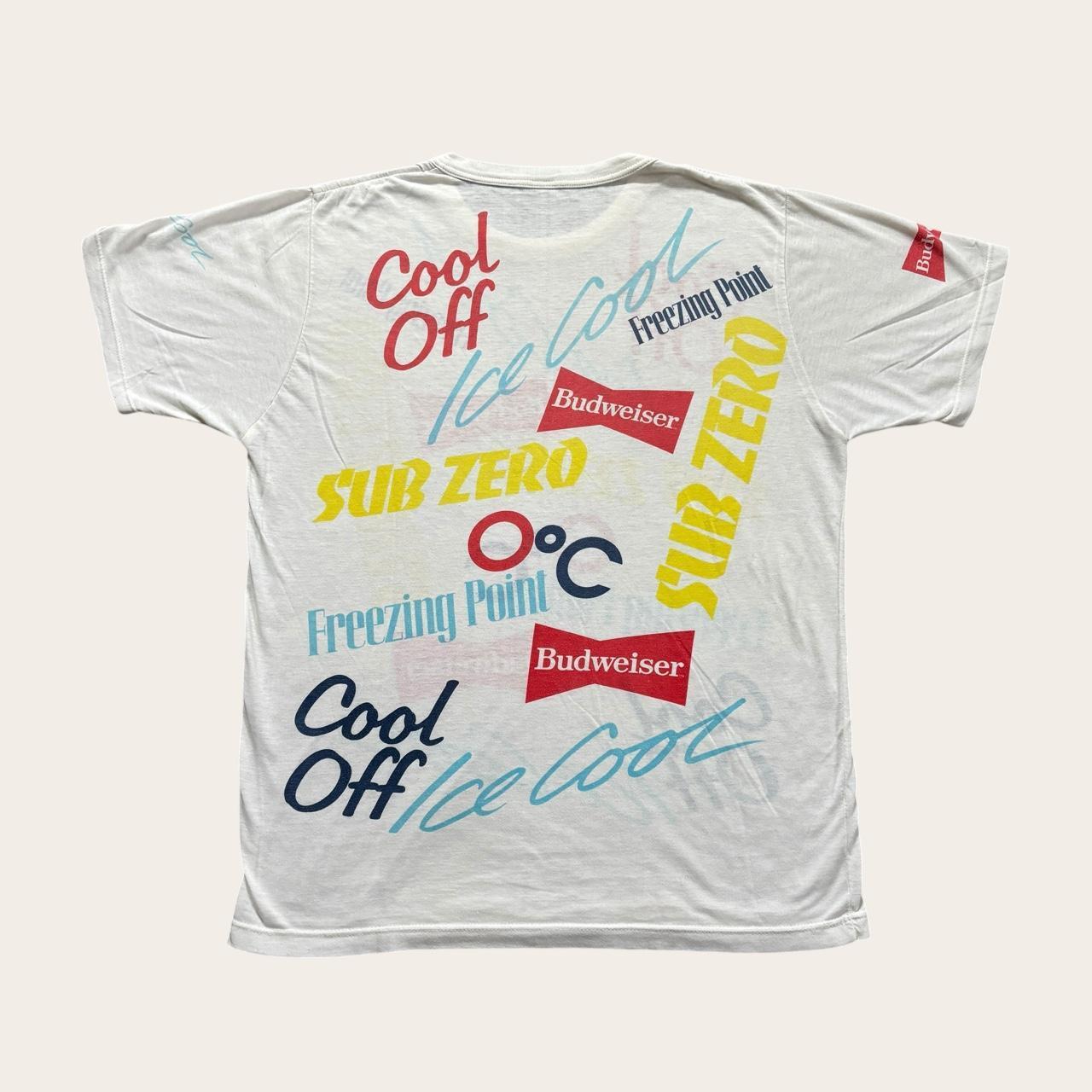 Vintage 90s USA Budweiser beer AOP t-shirt