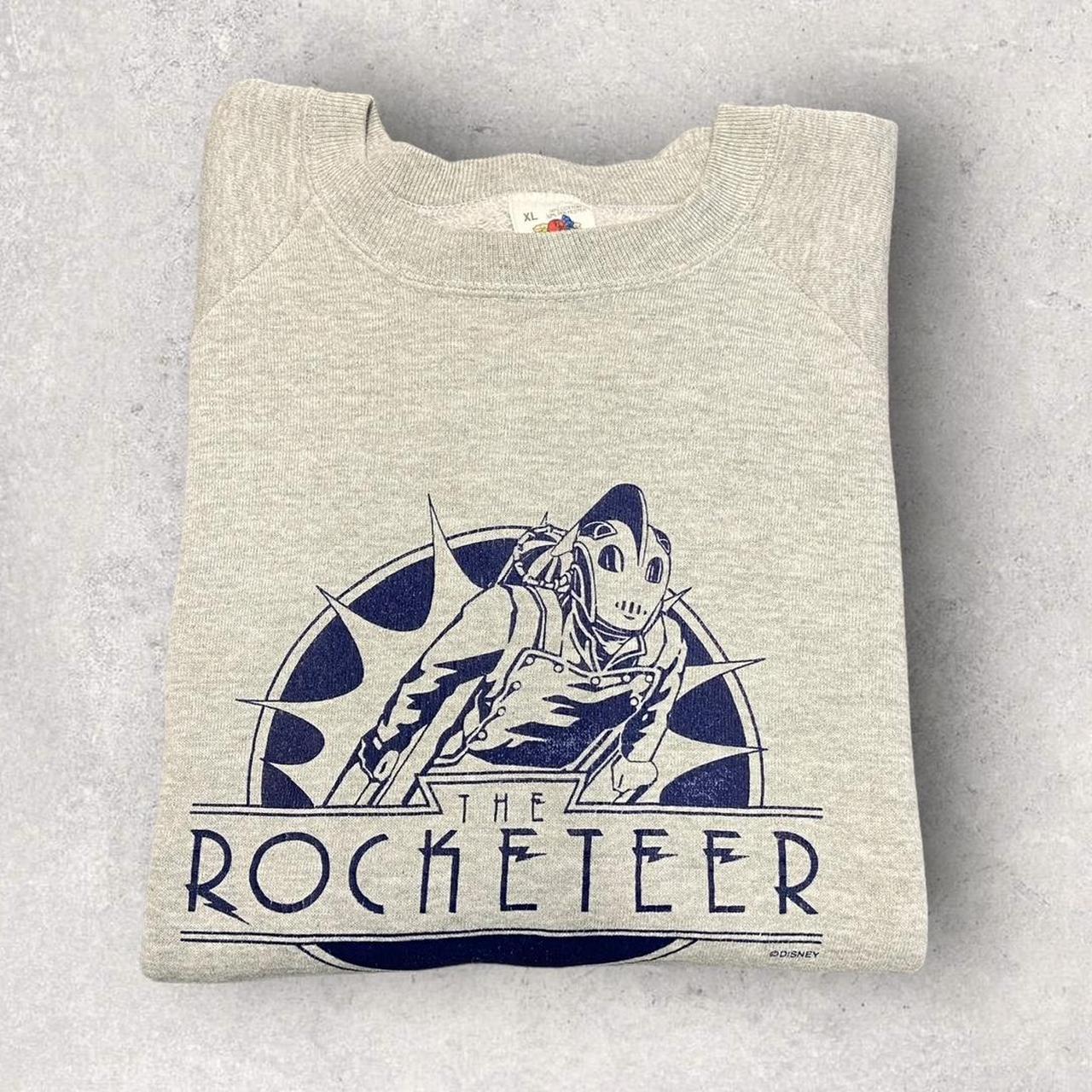 Vintage 90s USA The Rocketeer Disney film movie promotional sweatshirt