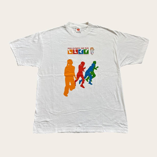 Vintage Y2K Olympic day run McDonald’s family fun running t-shirt