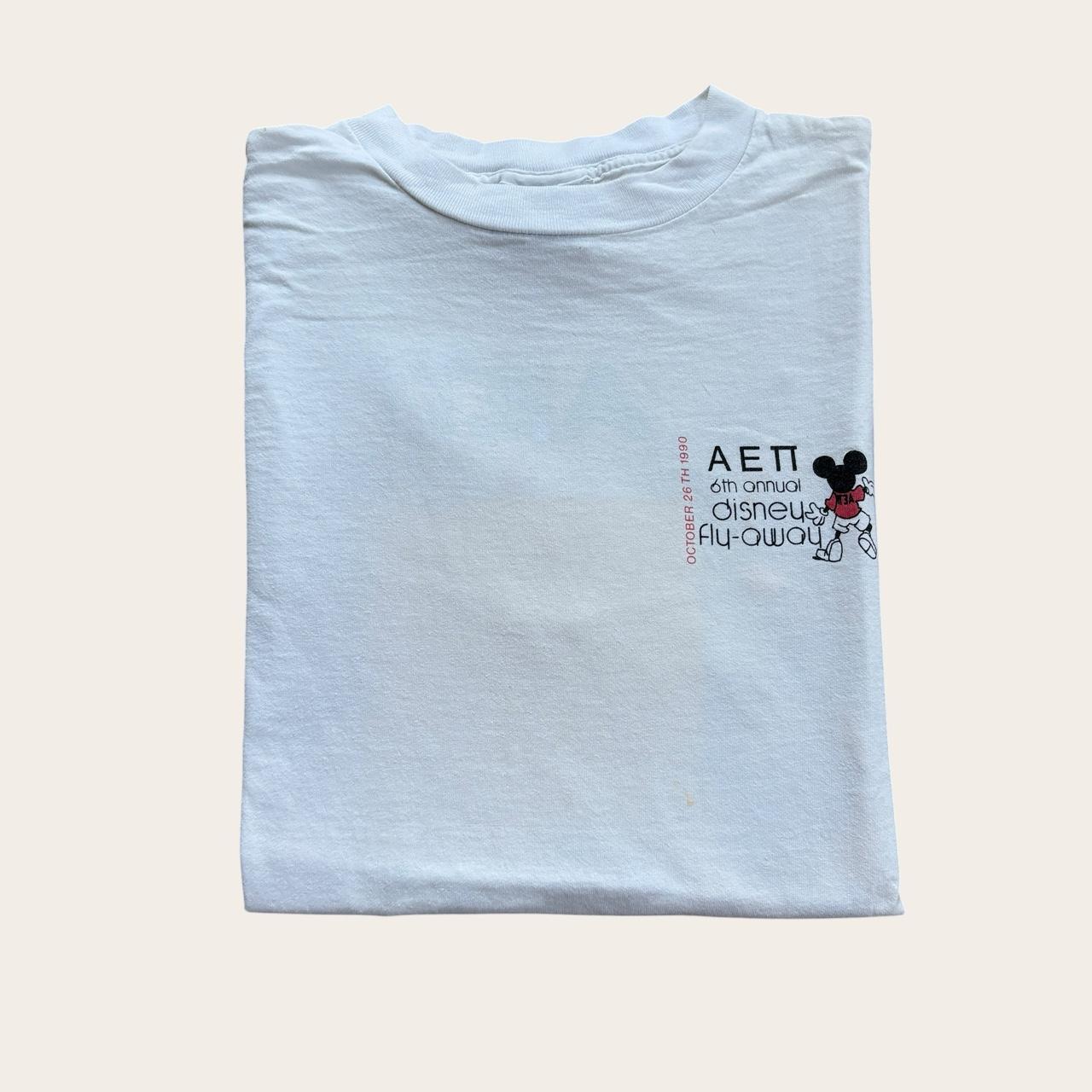 Vintage 90s Disney fly away Association European travel agents souvenir t-shirt