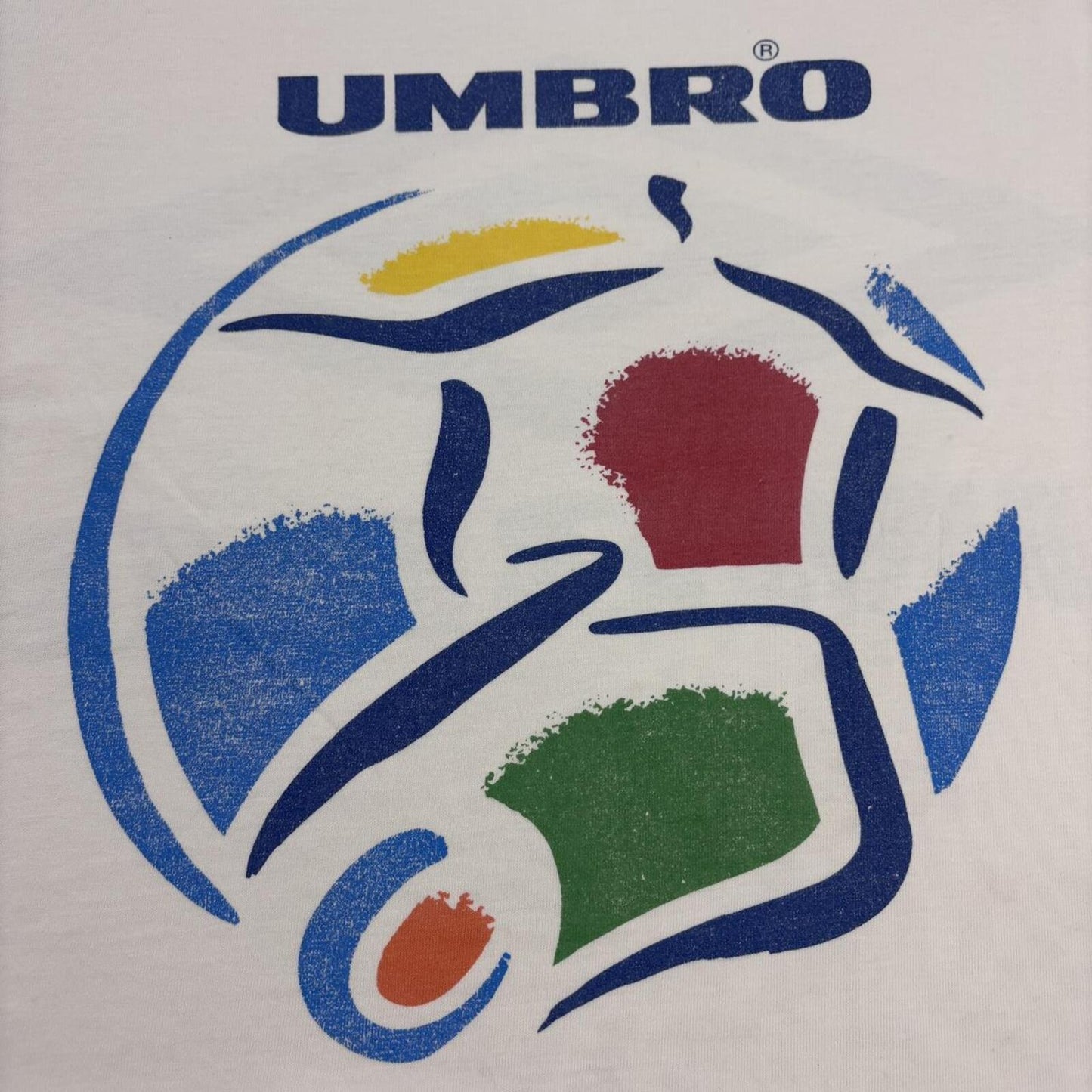 Vintage UEFA Euro 96 football tournament England Umbro graphic t-shirt