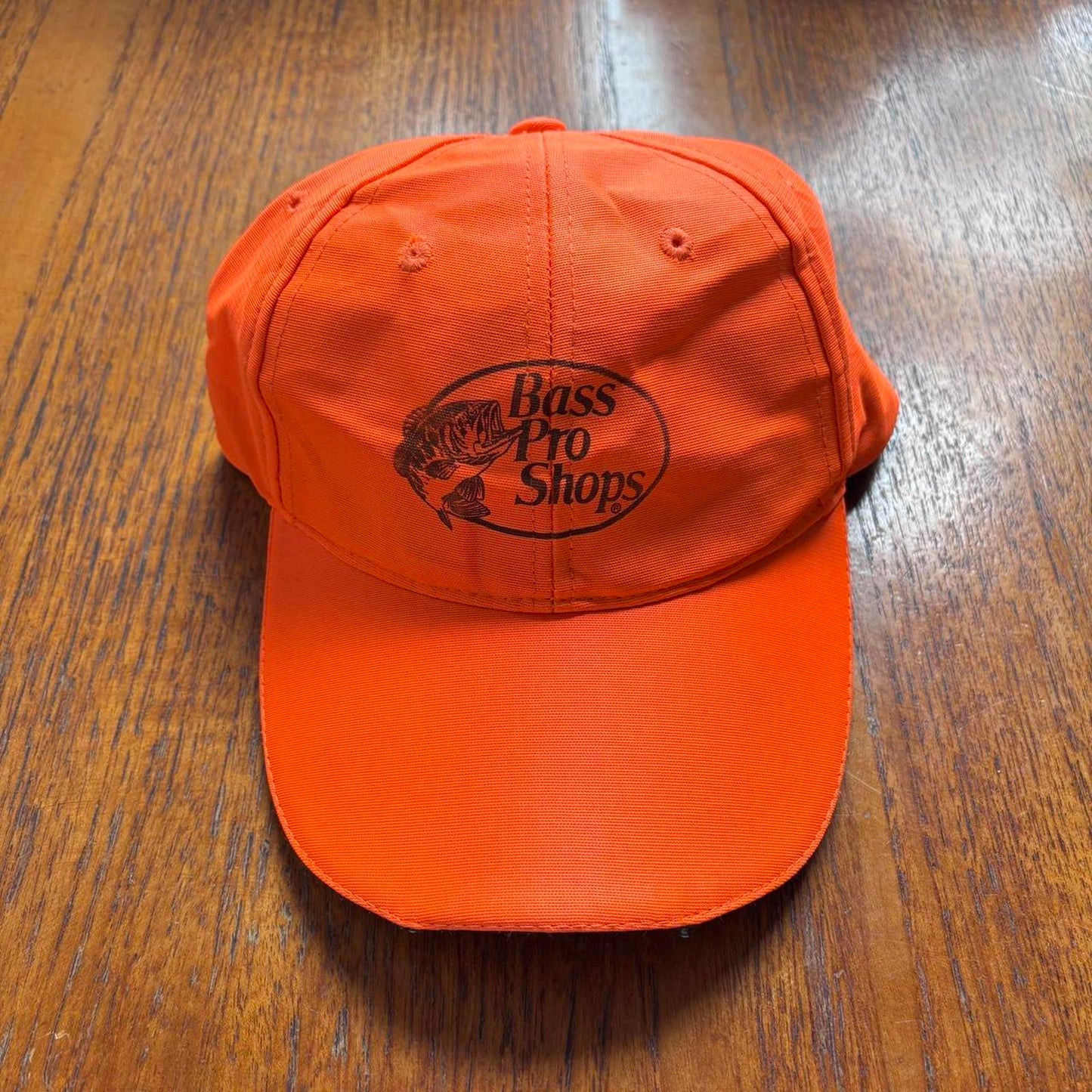 Retro style Bass Pro Shops hunting fishing promotional baseball cap