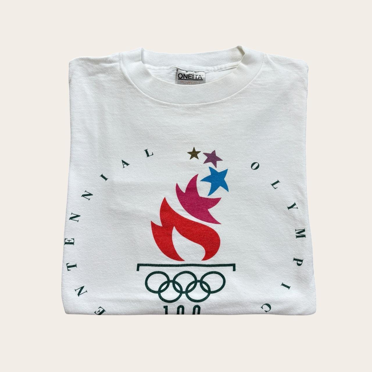 Vintage 90s USA Atlanta Olympics summer games athletics t-shirt