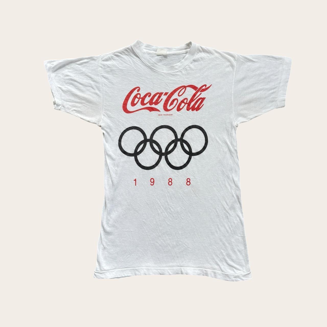 Vintage Seoul Olympics ‘88 athletics summer games Coca Cola t-shirt