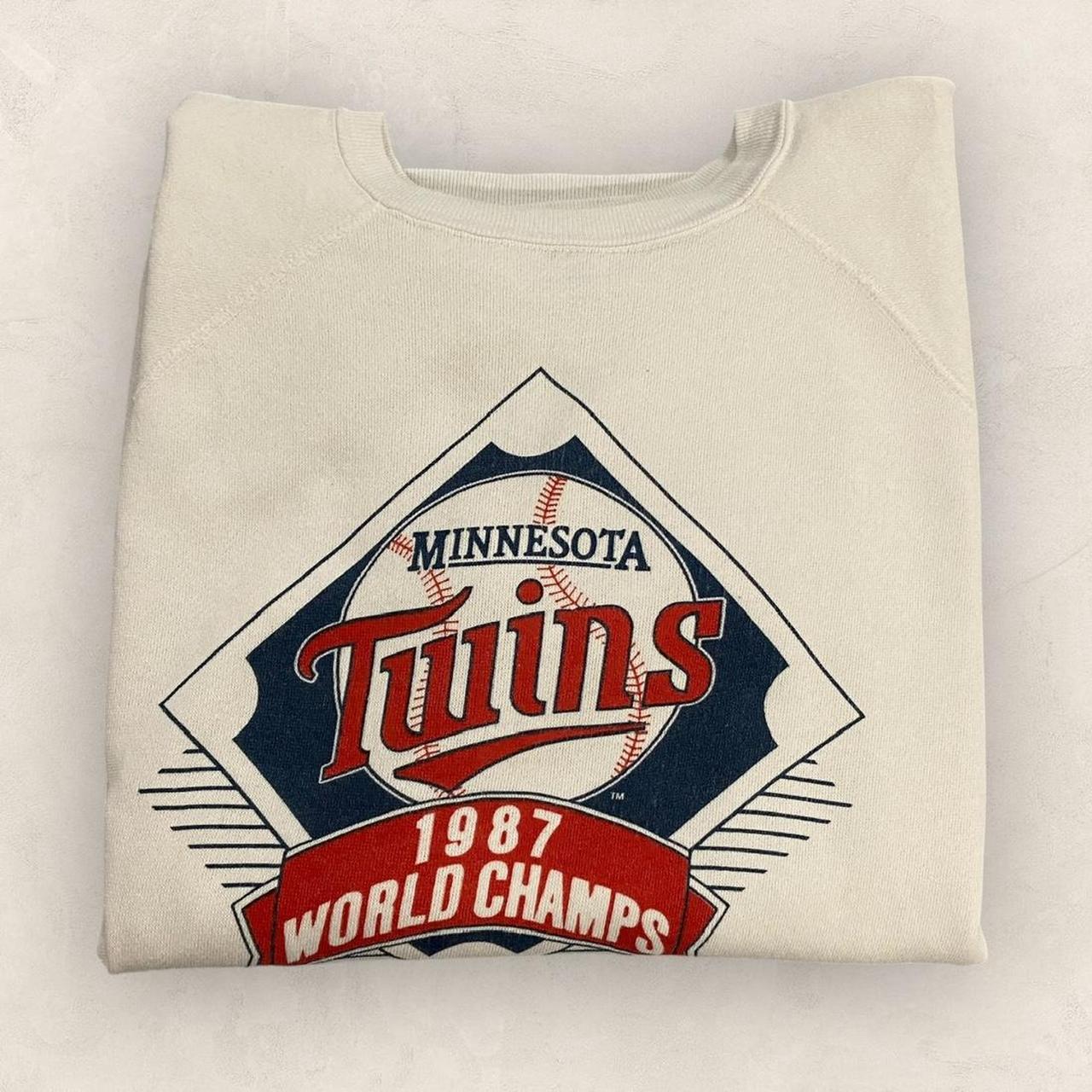 Vintage 80s USA Minnesota Twins World Series Champions MLB baseball sweatshirt