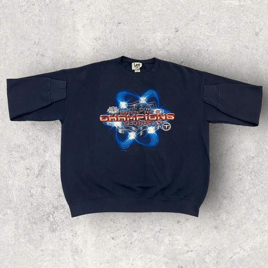 Vintage 90s USA Tennessee Titans AFC Champions Super Bowl NFL American Football sweatshirt