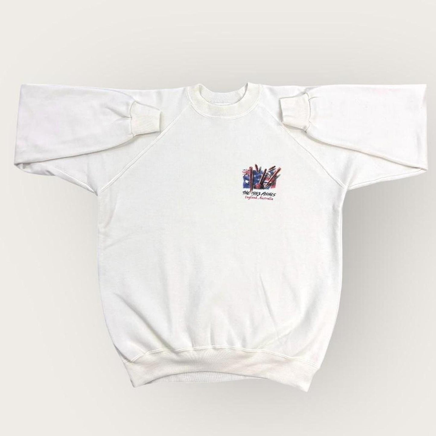 Vintage 90s The Ashes cricket tournament England vs Australia sweatshirt