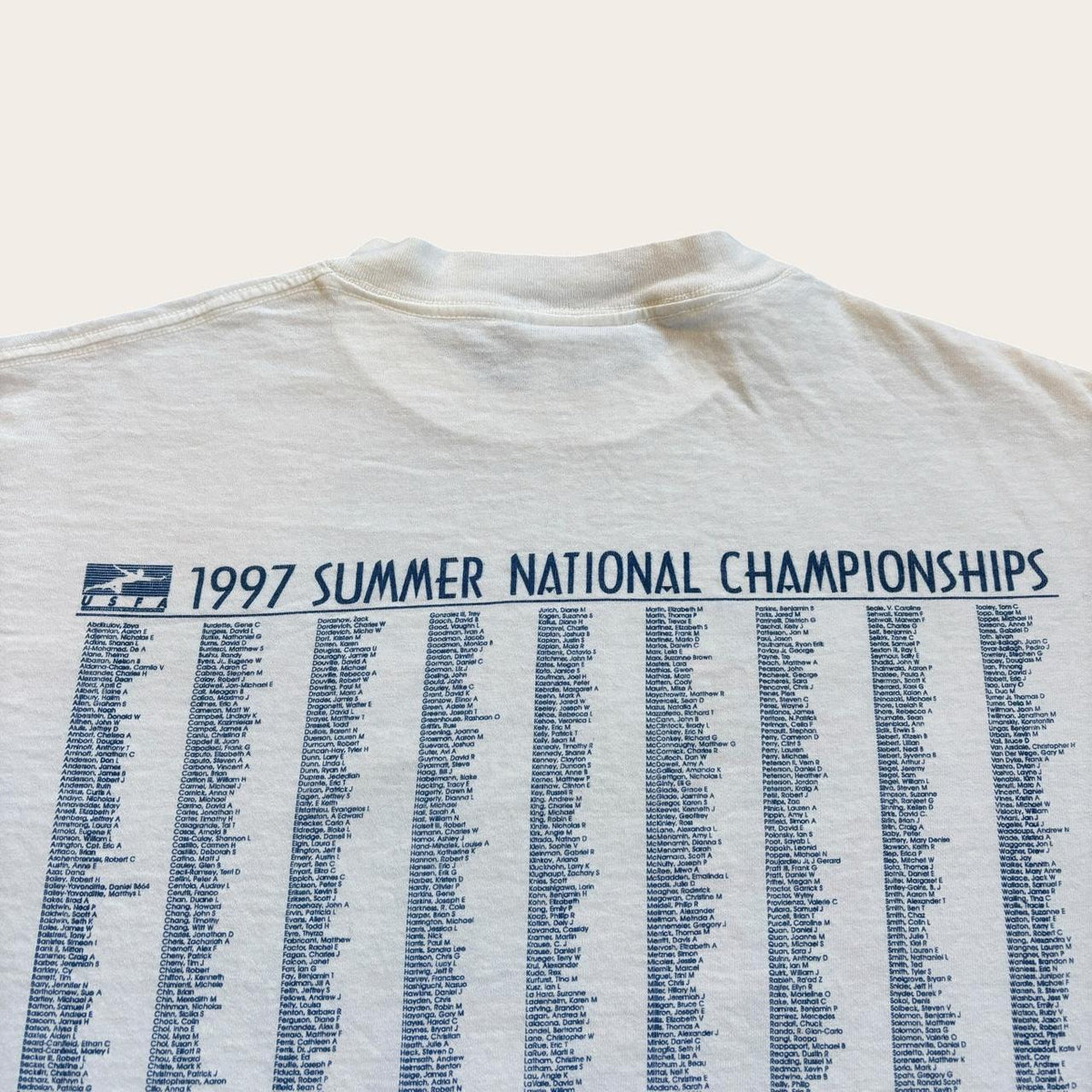 Vintage 90s United States fencing association summer championships t-shirt