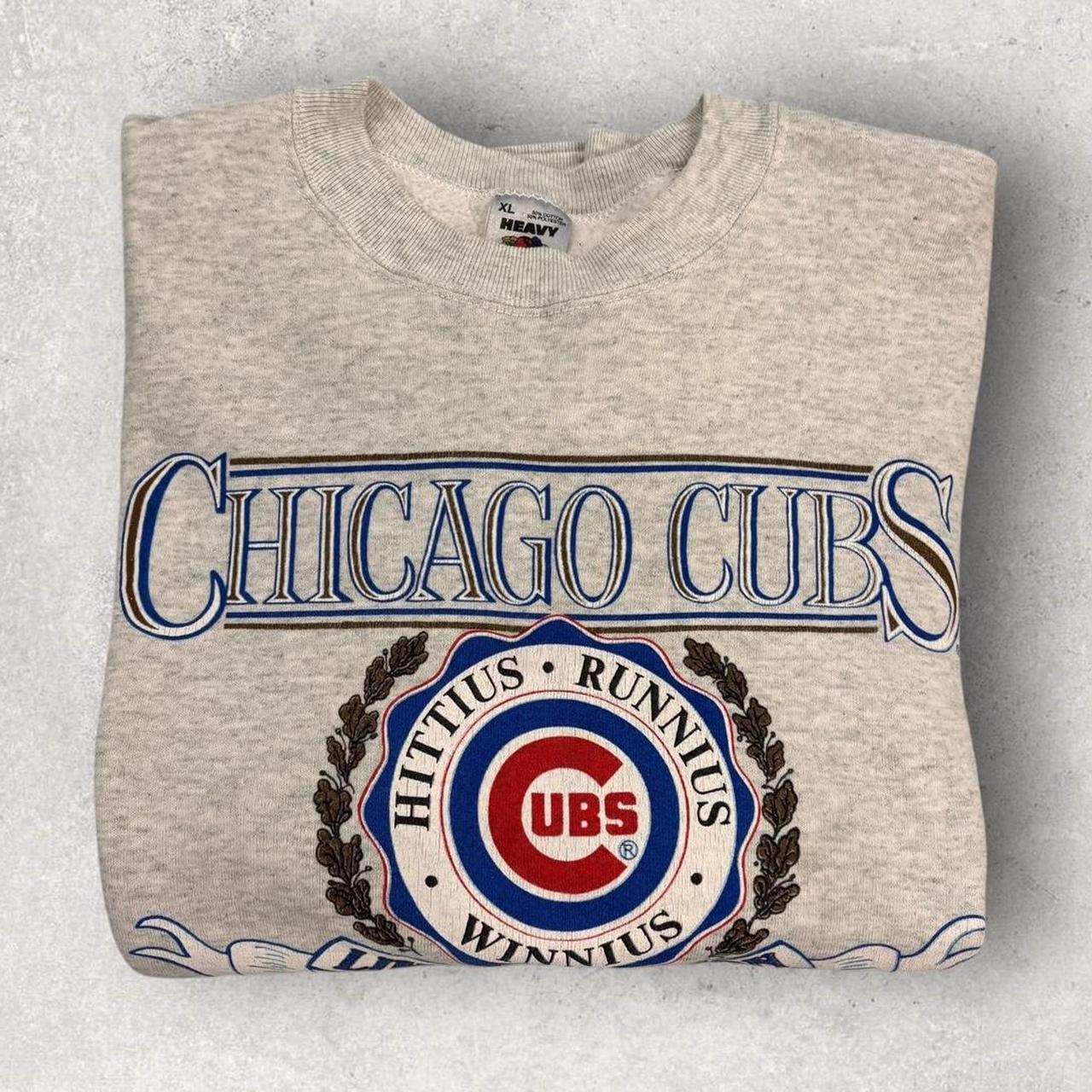Vintage 90s USA Chicago Cubs MLB baseball graphic sweatshirt