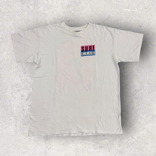 Vintage 90s USA Surf gear volleyball graphic t-shirt