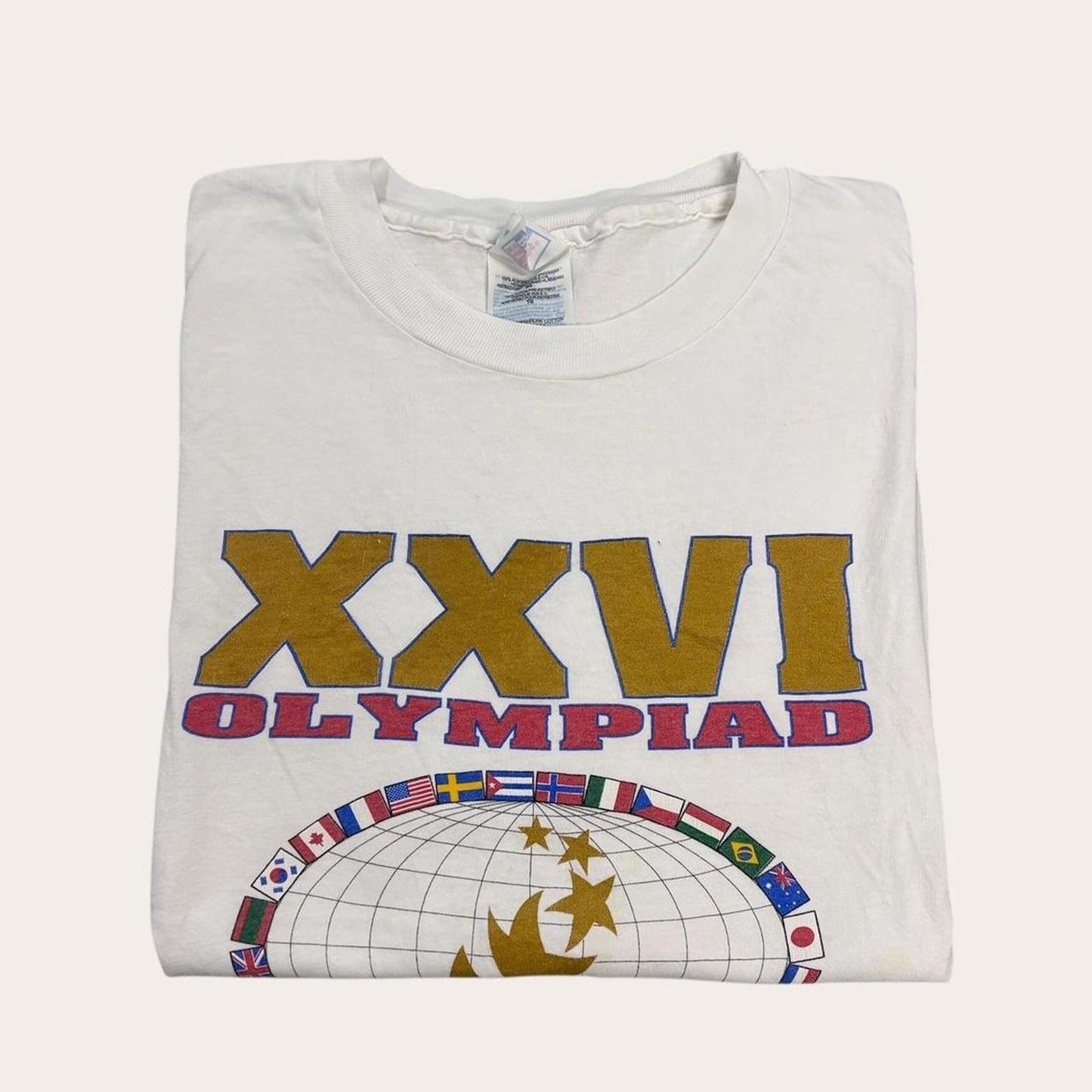 Vintage 90s USA Atlanta Olympics summer games athletics graphic t-shirt