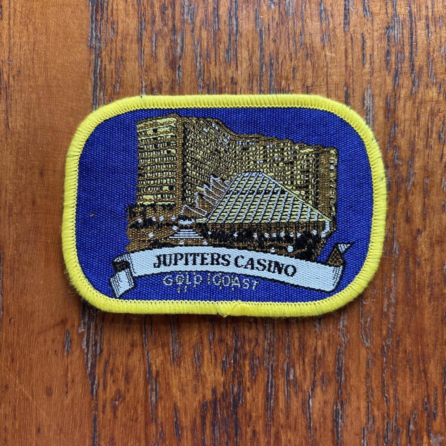 Vintage 90s Jupiter casino hotel Gold Coast Australia patch