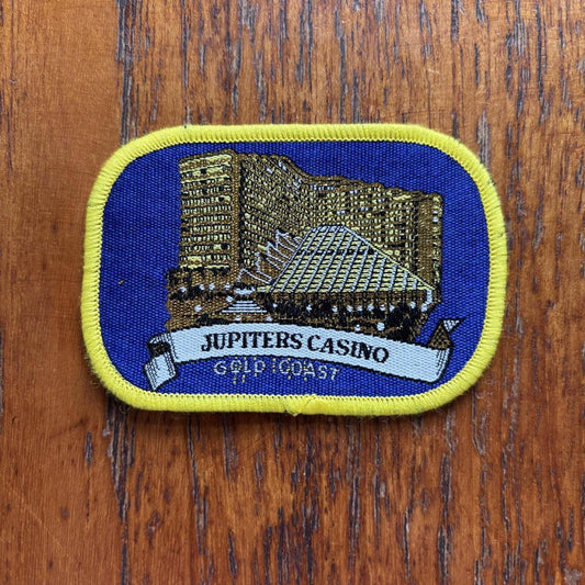 Vintage 90s Jupiter casino hotel Gold Coast Australia patch