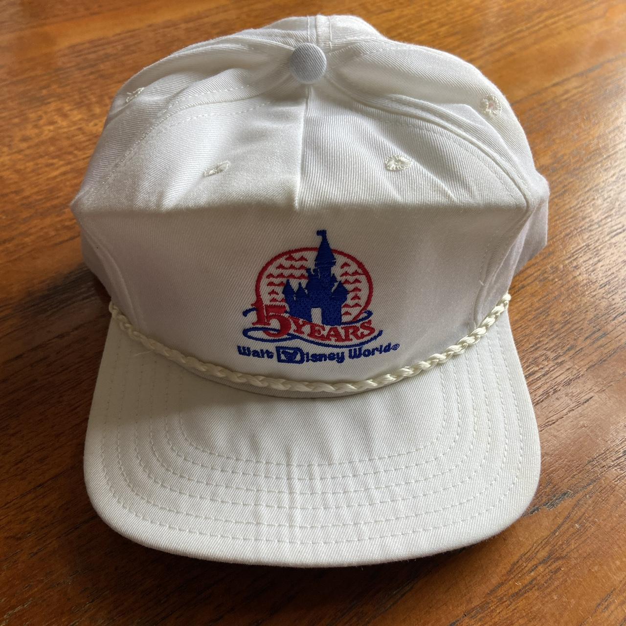 Vintage 80s USA Walt Disney World 15 year anniversary graphic cap