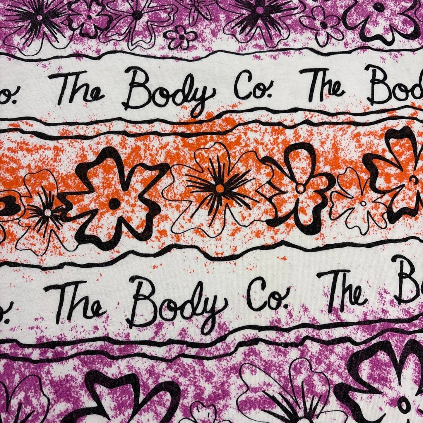 Vintage 90s USA The Body Company floral print nature graphic t-shirt