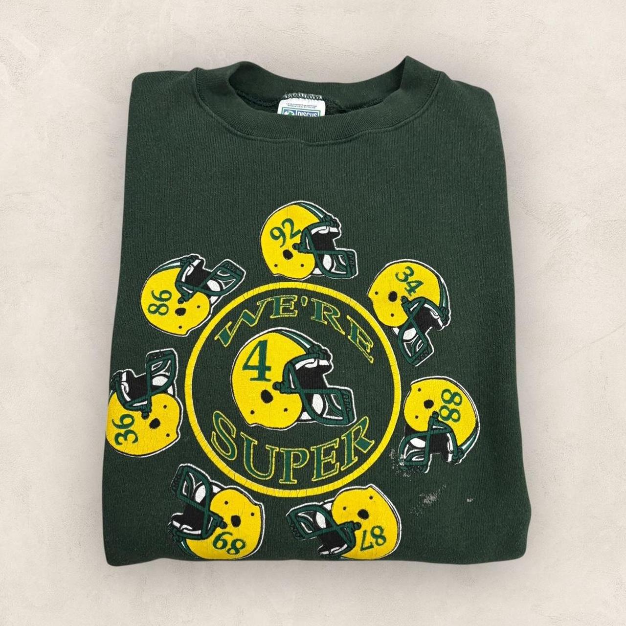 Vintage 90s USA Green Bay Packers NFL American Football graphic sweatshirt