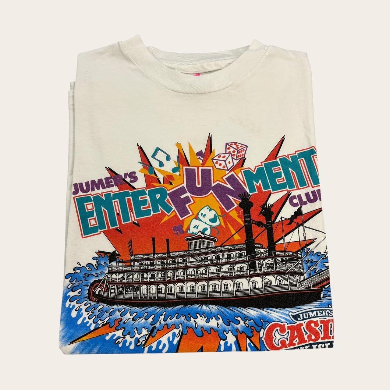 Vintage 90s USA Jumer’s casino hotel rock island Illinois t-shirt
