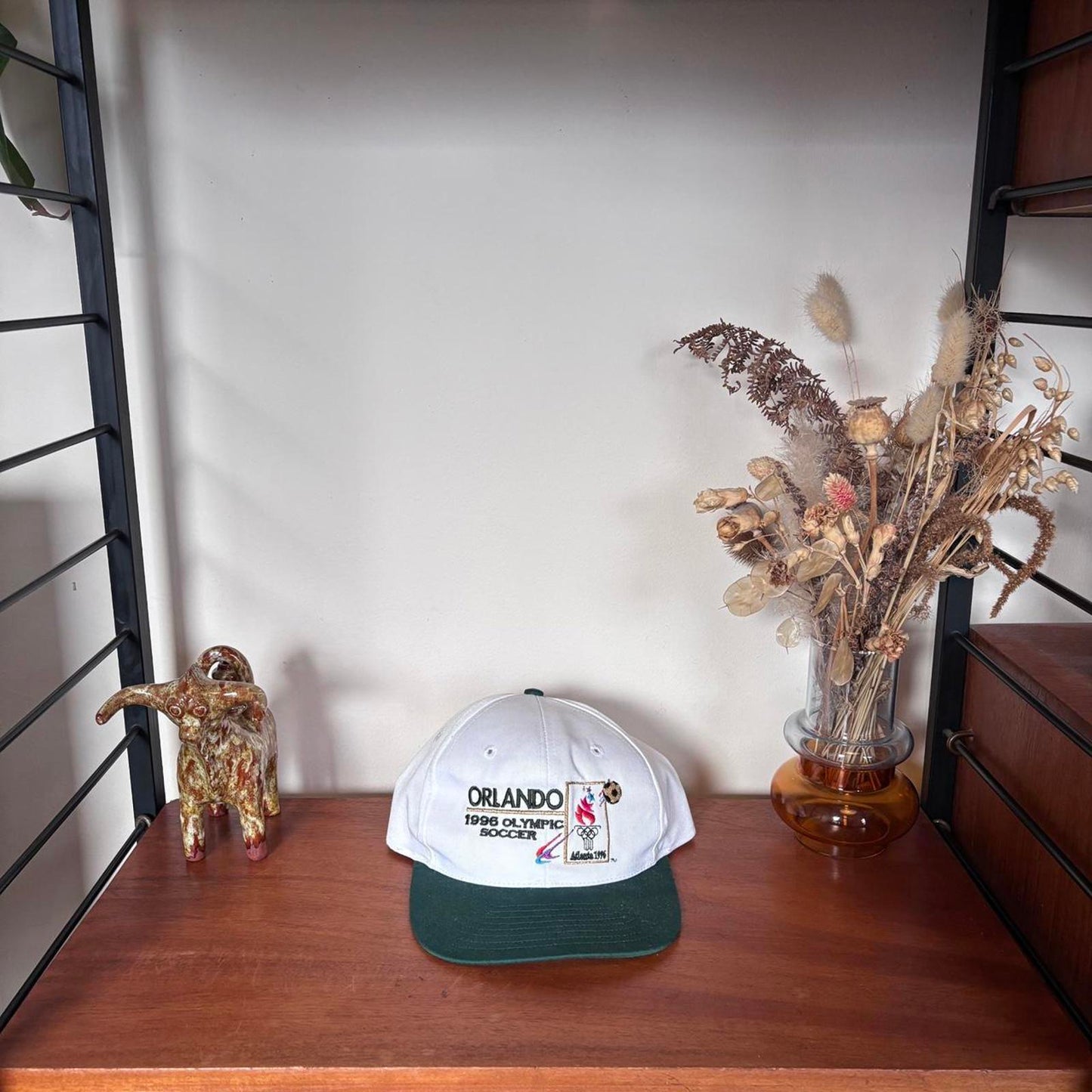 Vintage 90s Atlanta Olympics USA soccer team summer games baseball cap