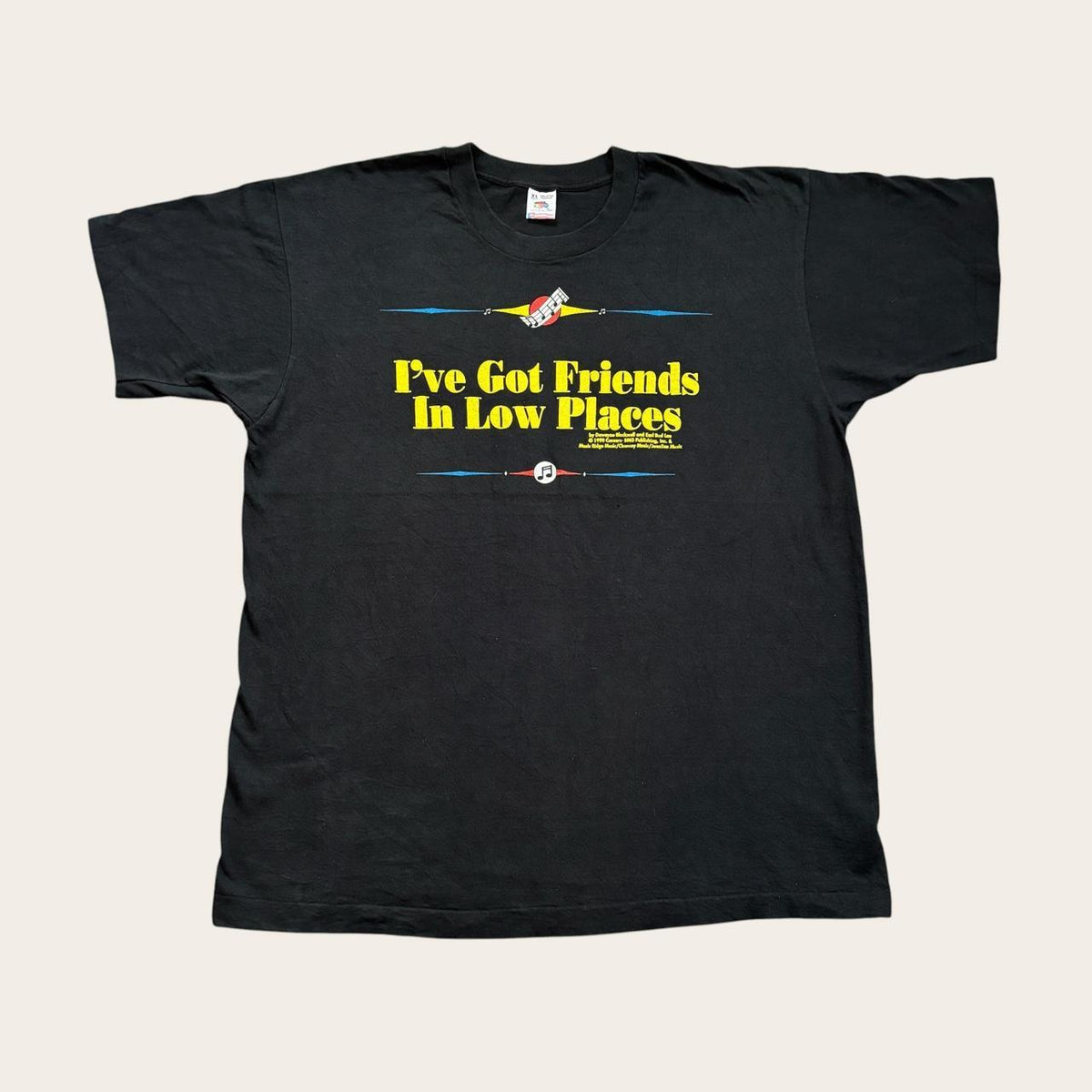 Vintage 90s USA Garth Brooks I’ve got friends song country western music t-shirt