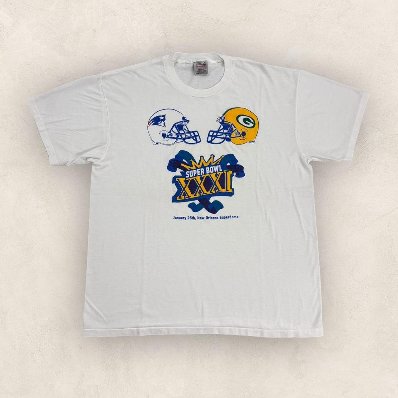 Vintage 90s USA Super Bowl 31 NFL American Football New Orleans graphic t-shirt