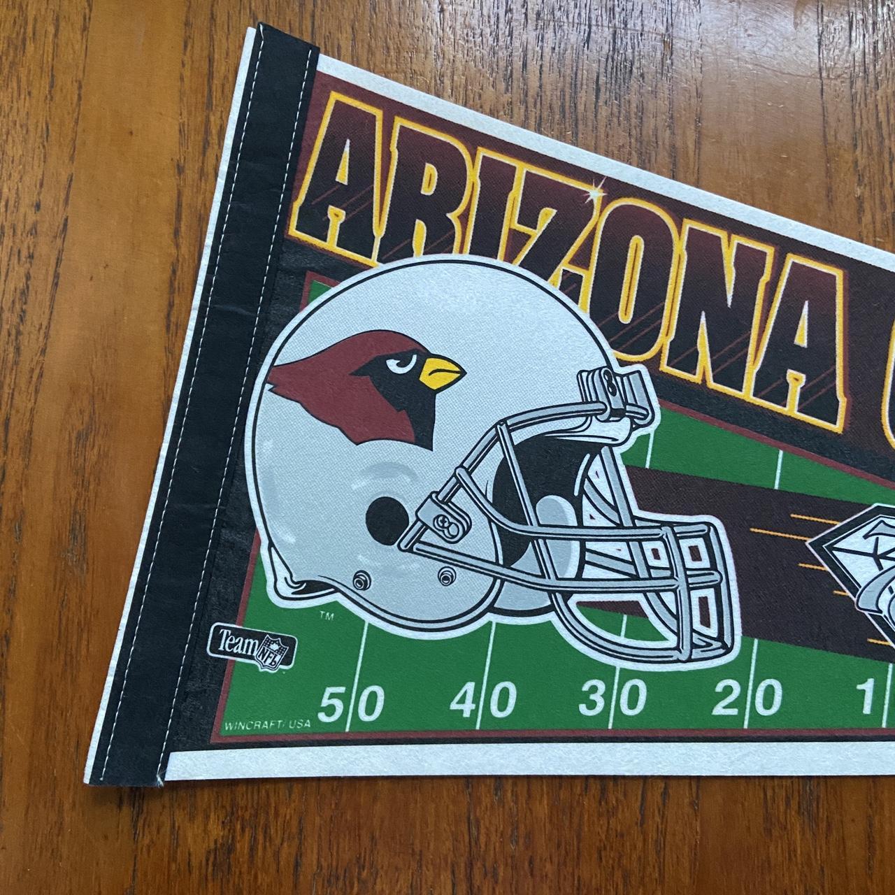 Vintage 90s USA Arizona Cardinals NFL American Football felt pennant