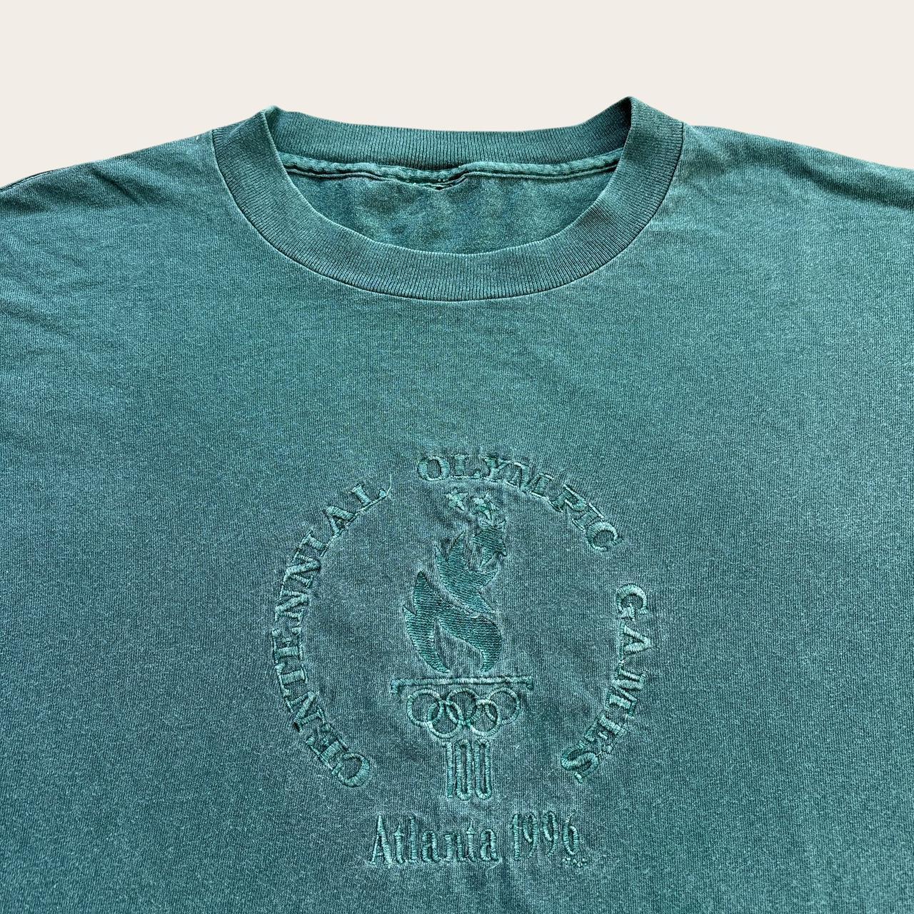 Vintage 90s USA Atlanta Olympics summer games athletics embroidered t-shirt