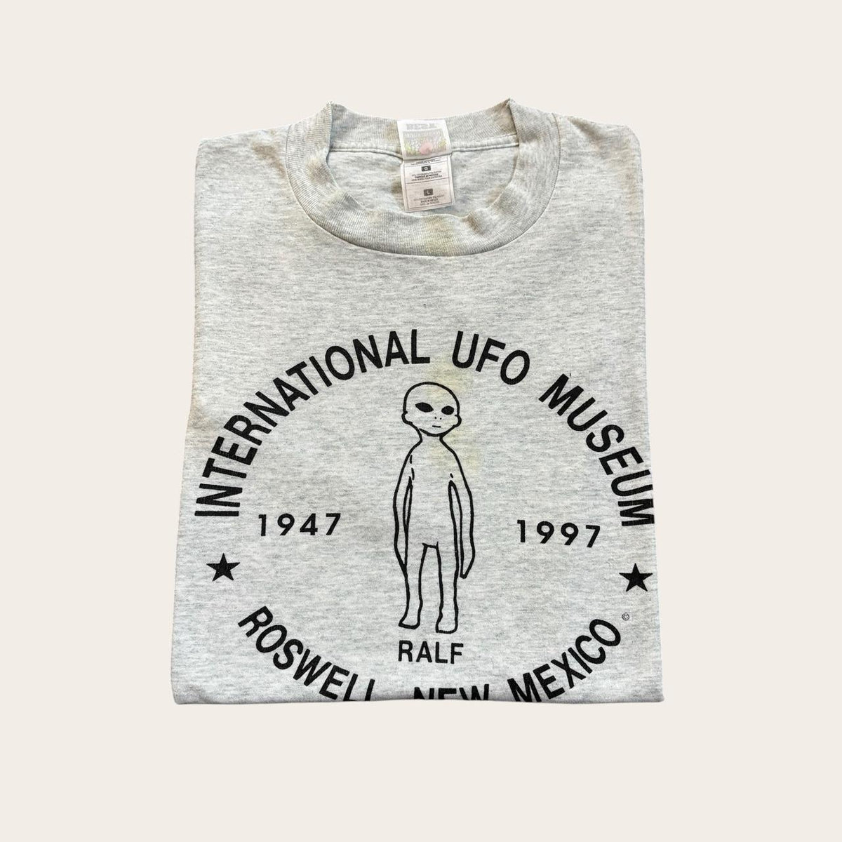 Vintage 90s UFO museum Roswell New Mexico alien t-shirt