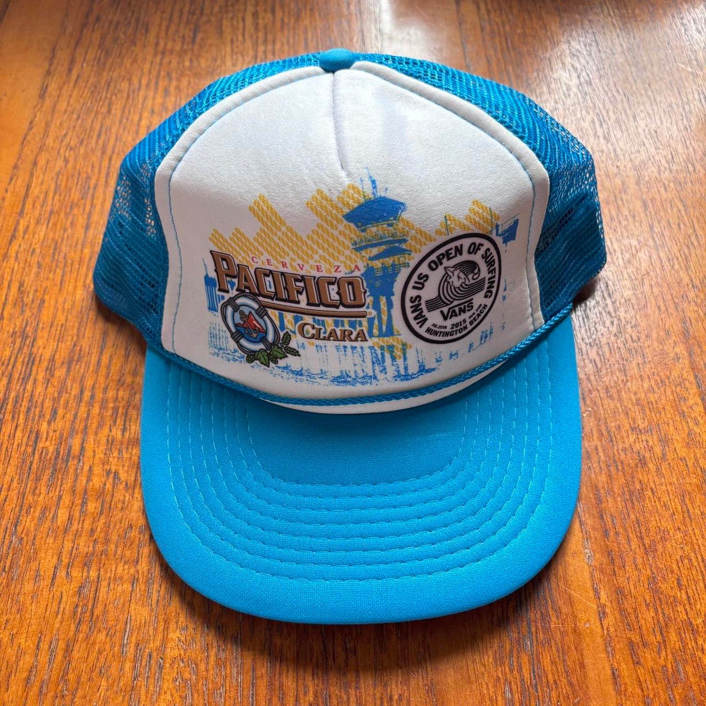 Retro style Vans US Open Surfing Huntingdon beach California graphic trucker cap