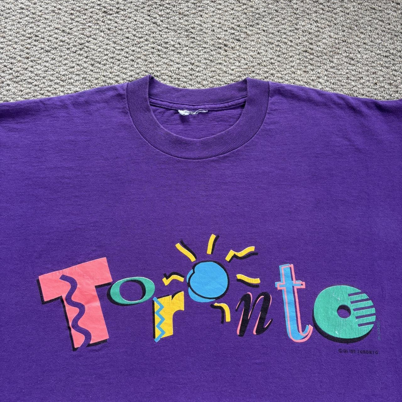 Vintage 90s Toronto Canada spell out souvenir t-shirt