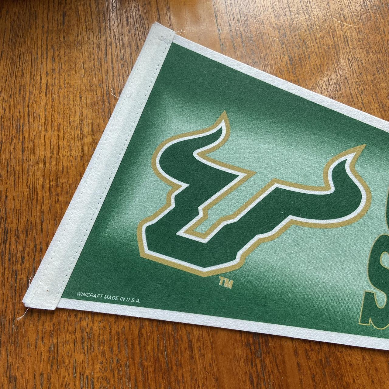 Vintage 90s USA University of South Florida varsity university felt pennant