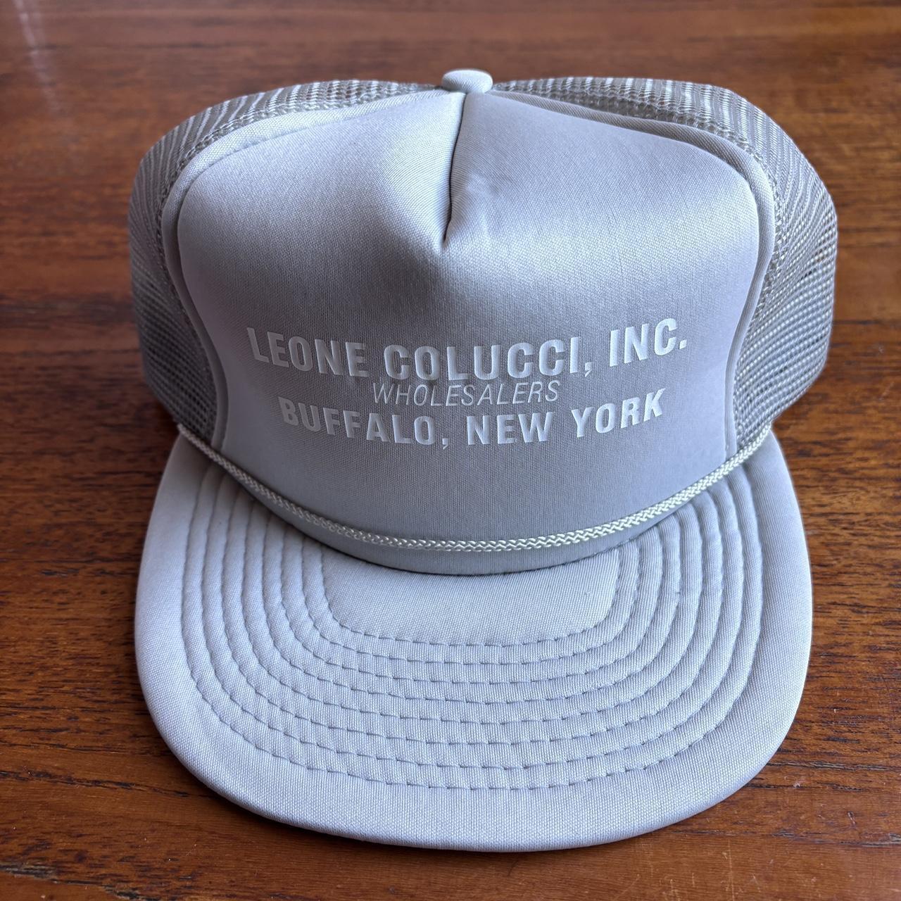 Vintage 90s USA Leone Colucci wholesalers Buffalo New York trucker cap