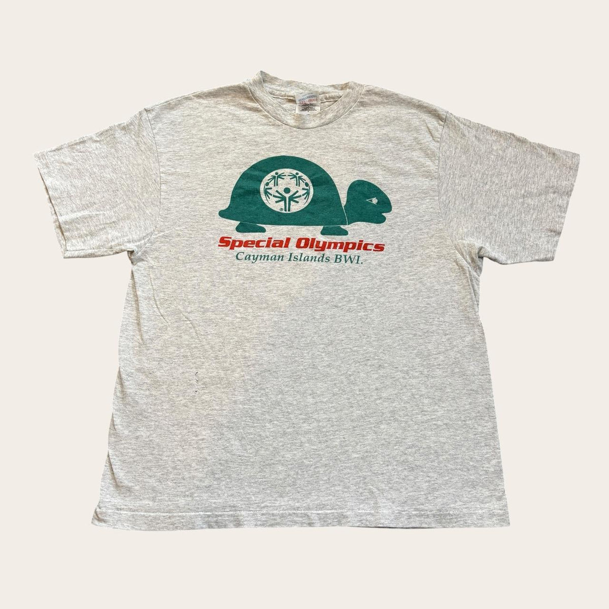 Vintage 90s USA special Olympics athletics Cayman Islands West Indies t-shirt