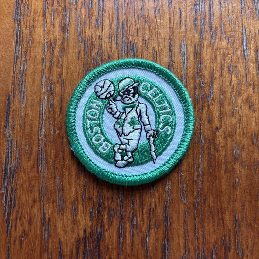 Vintage 80s USA Boston Celtics NBA basketball embroidered patch