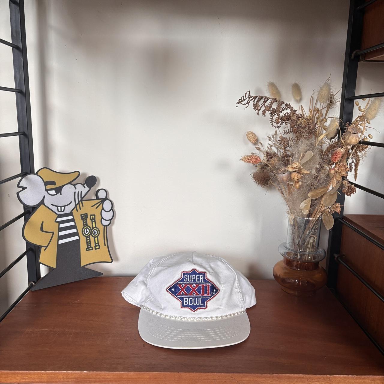 Vintage 80s USA Super Bowl 22 NFL American Football graphic cap