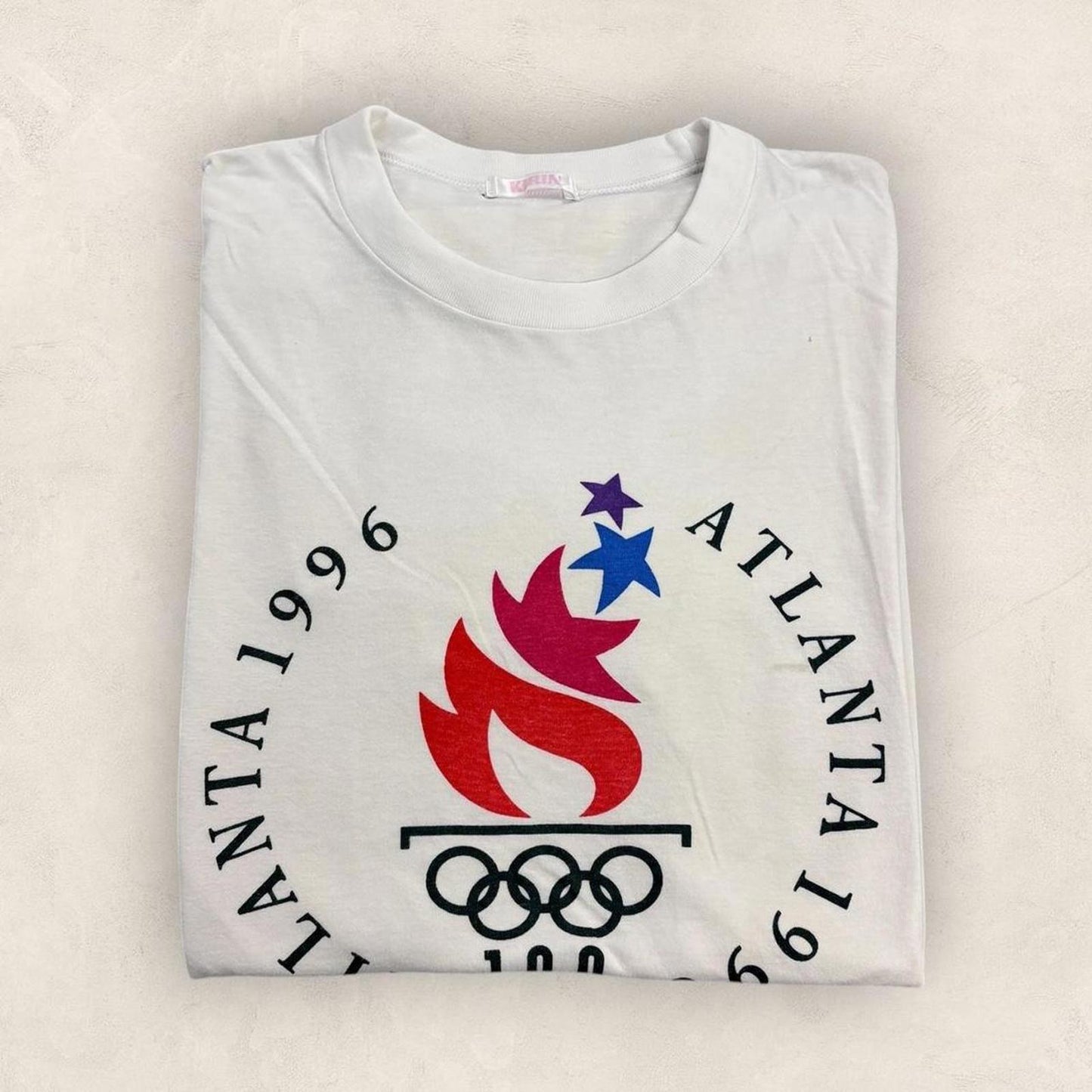 Vintage 90s USA Atlanta Olympics summer games athletics Kirin beer t-shirt