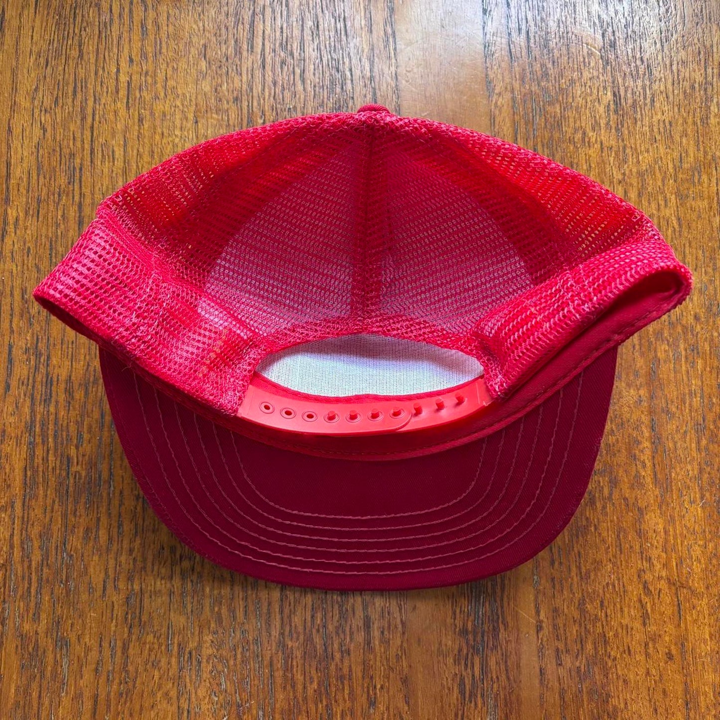 Vintage 90s USA Marquip Inc machinery construction workwear trucker cap