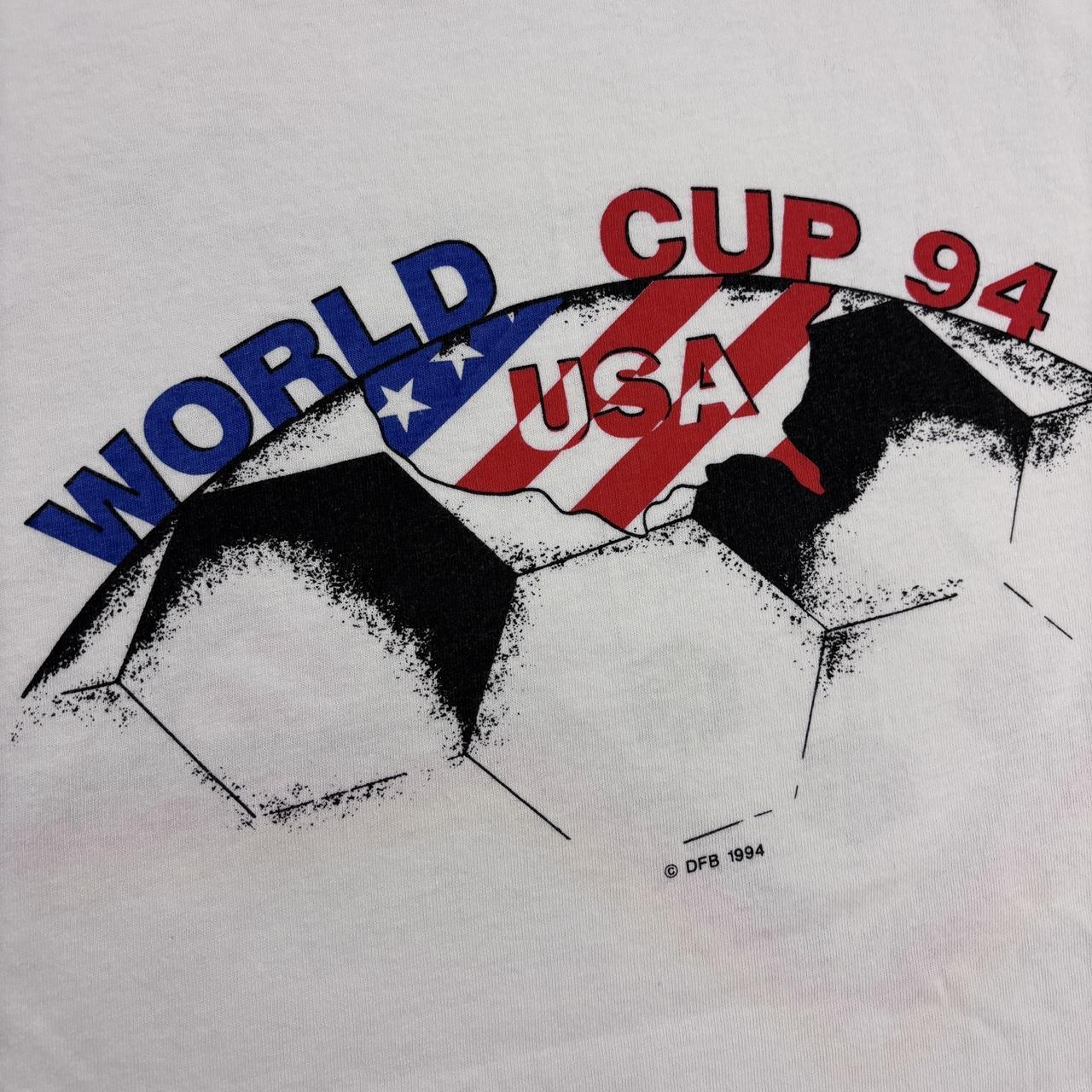 Vintage 90s USA World Cup football tournament team Germany graphic t-shirt