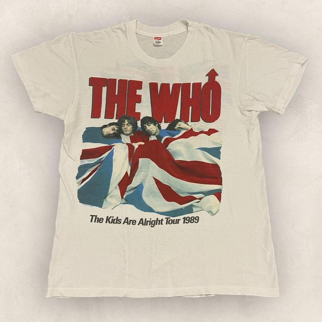 Vintage 90s USA The Who band ‘The kids are alright UK tour’ 1989 graphic t-shirt