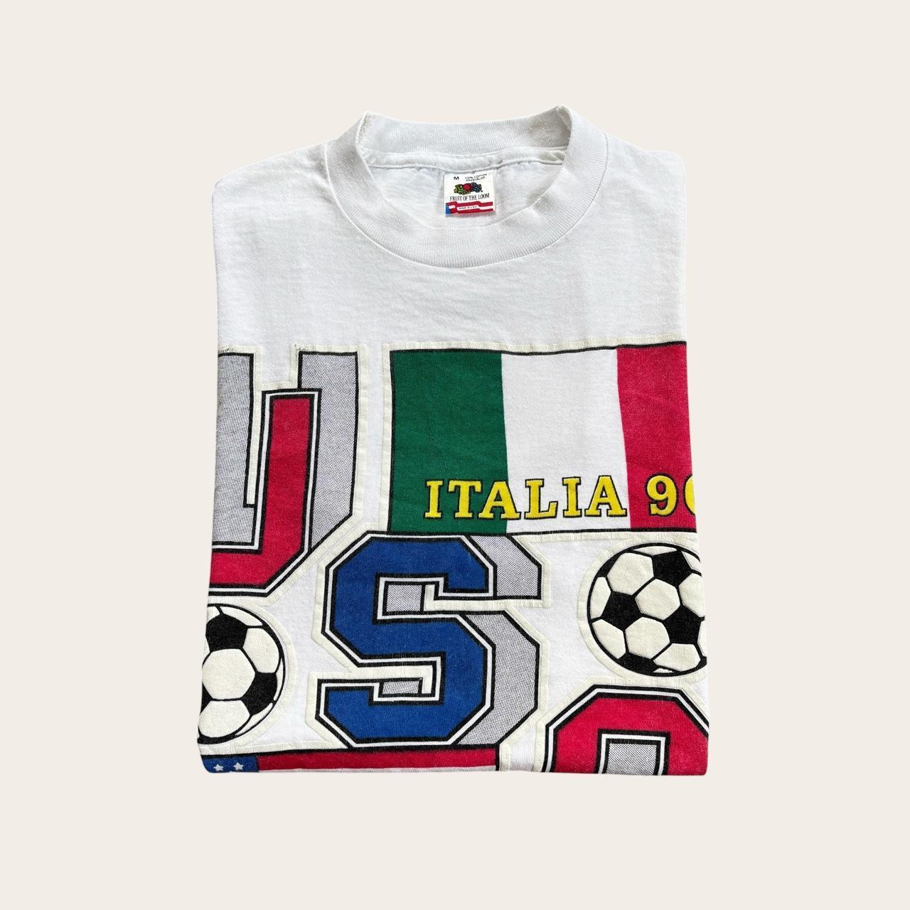 Vintage World Cup football tournament Italia ‘90 USA ‘94 t-shirt